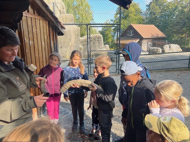 Besuch in der Steinbockhöhle