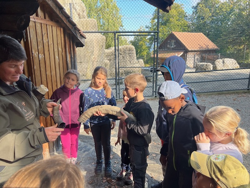 Besuch in der Steinbockhöhle