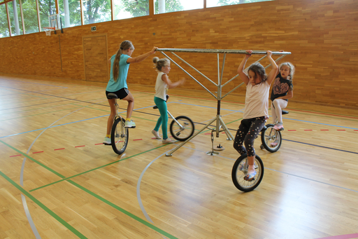 Schnuppertraining Einradfahren